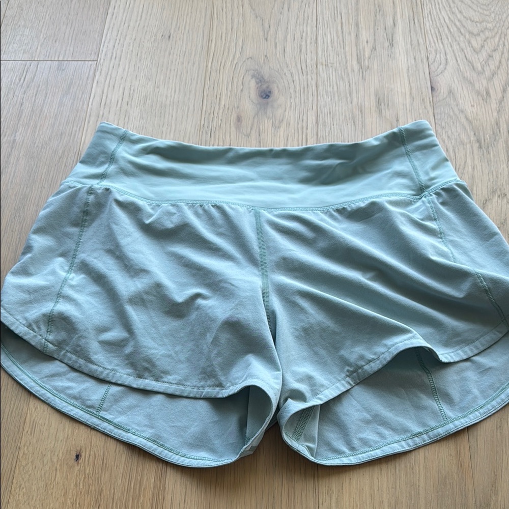 lululemon athletica Light Mint Athletic Shorts